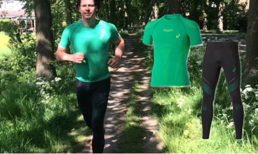 zoete smaak Klassiek Trolley Review: Asics Muscle Support shirt and tights: really tight - Gearlimits